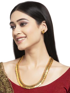 gold plated necklaces and earring - 17534193 - Standard Image - 6