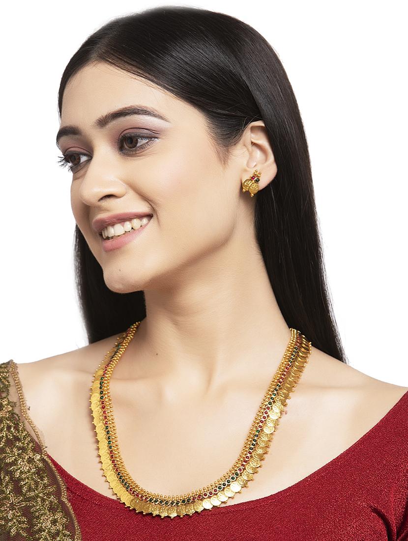 gold plated necklaces and earring - 17534193 - Zoom Image - 6