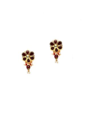 gold brass necklaces and earring - 17534202 - Standard Image - 4