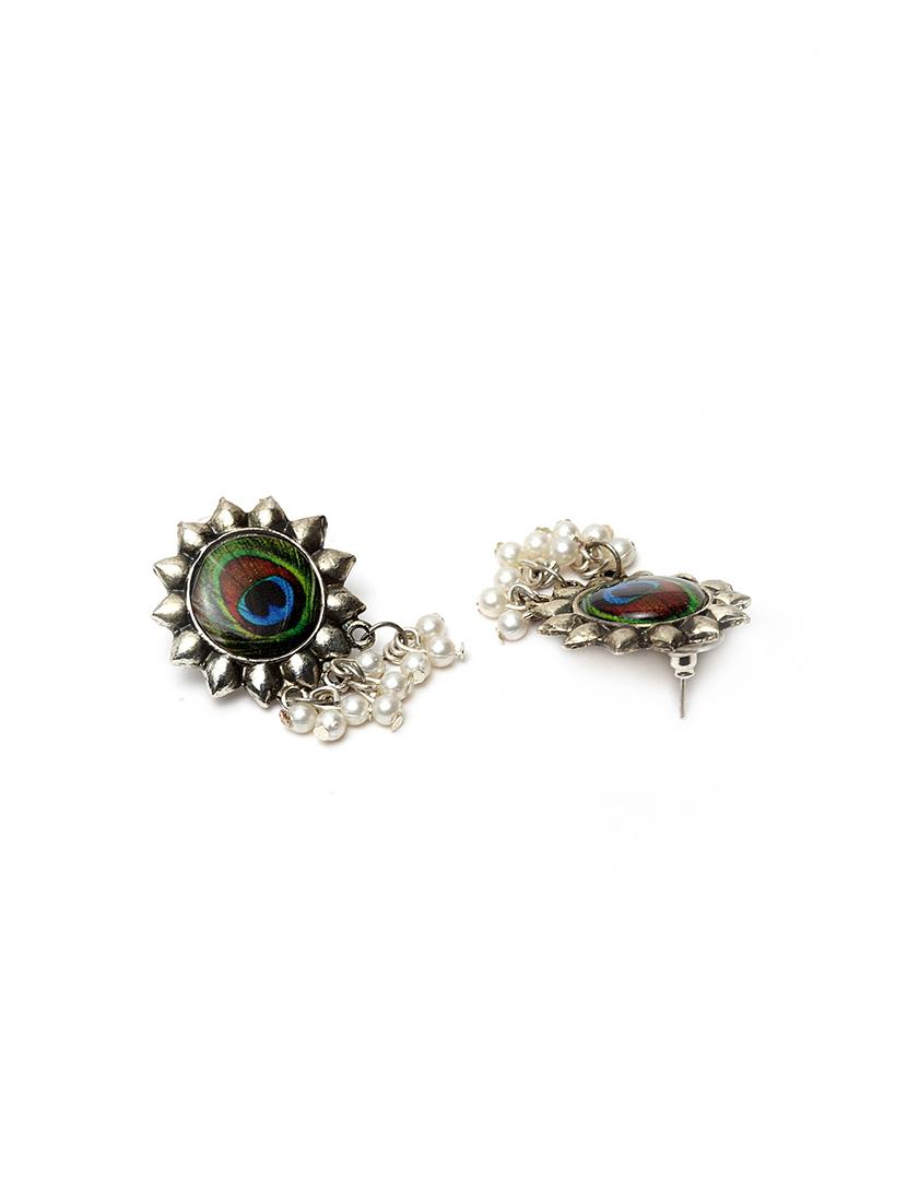silver brass necklaces and earring - 17534206 - Zoom Image - 4