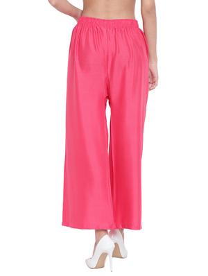 high rise relaxed fit palazzo - 17534393 - Standard Image - 3