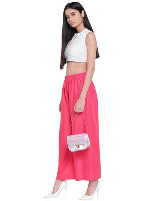 high rise relaxed fit palazzo - 17534393 - Standard Image - 4