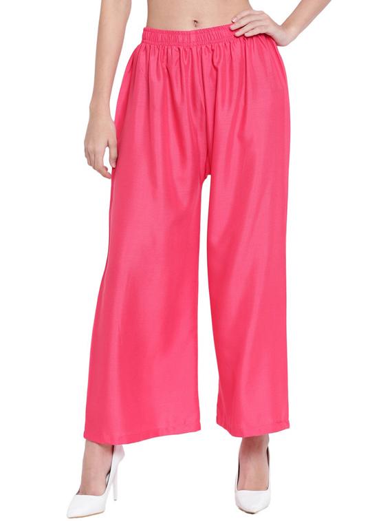 high rise relaxed fit palazzo - 17534393 - Zoom Image - 1