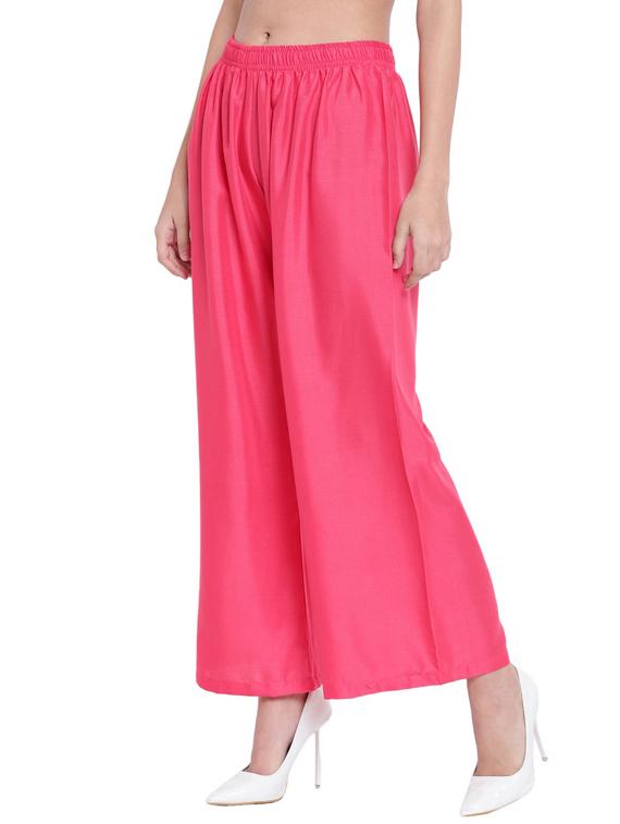 high rise relaxed fit palazzo - 17534393 - Zoom Image - 2