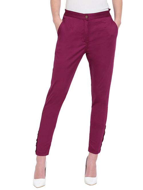 mid rise slim fit trouser - 17534439 - Standard Image - 1