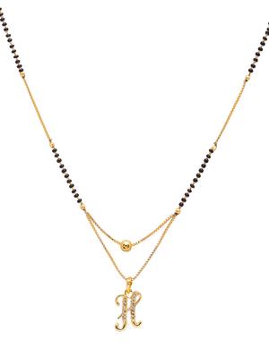 gold beads mangalsutra - 17534500 - Standard Image - 2