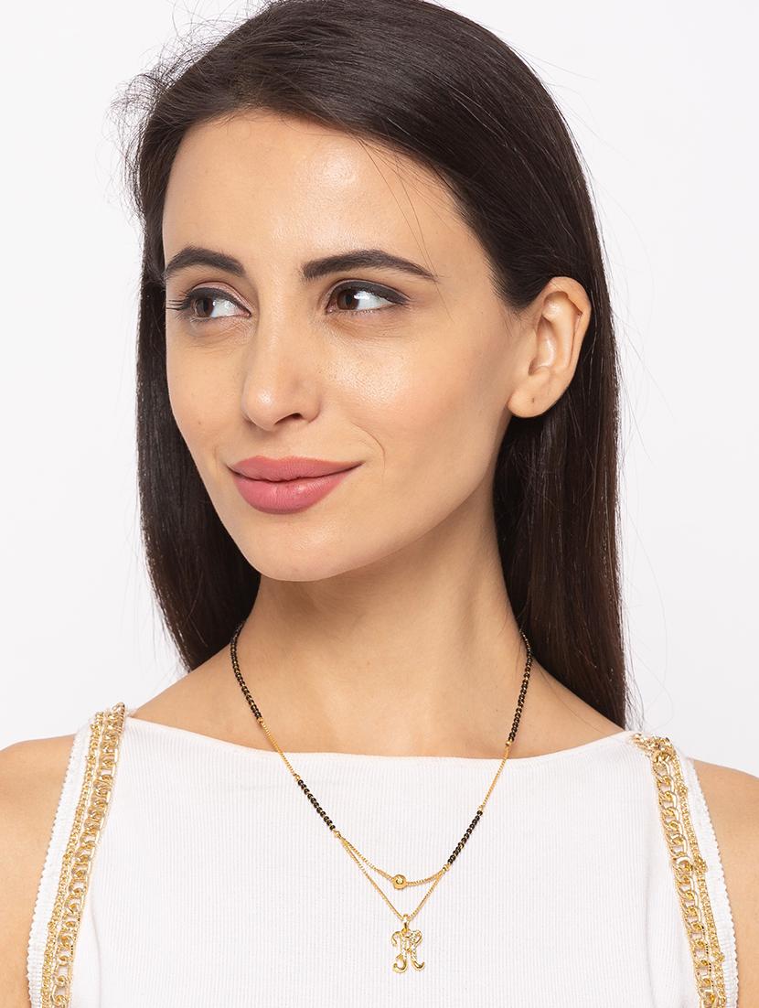 gold beads mangalsutra - 17534500 - Zoom Image - 3