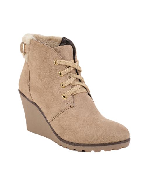 beige ankle boot - 17534537 - Standard Image - 1