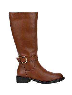 tan knee length boot - 17534575 - Standard Image - 2