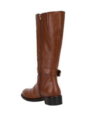 tan knee length boot - 17534575 - Standard Image - 3