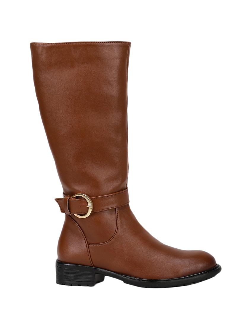 tan knee length boot - 17534575 - Zoom Image - 2