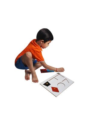 myfa multi coloured wooden shape toy for toddlers - 17534734 - Standard Image - 4