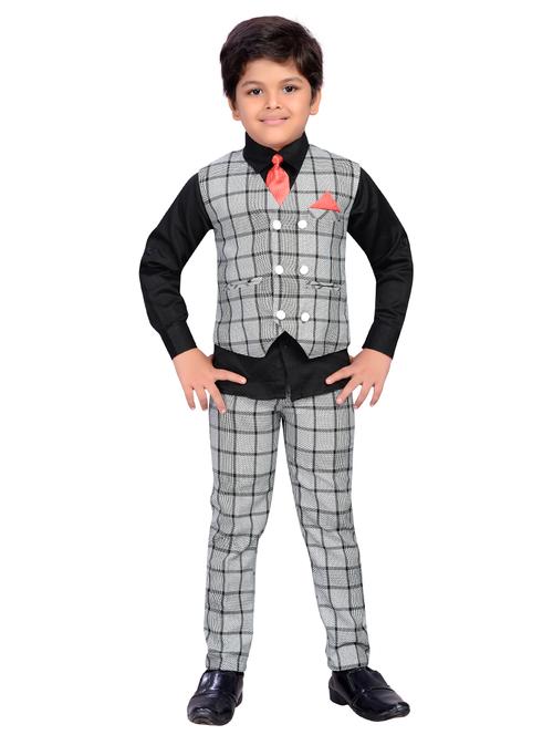 checkered party suit set - 17534735 - Standard Image - 1