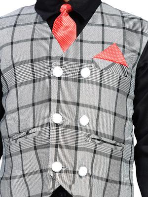 checkered party suit set - 17534735 - Standard Image - 4