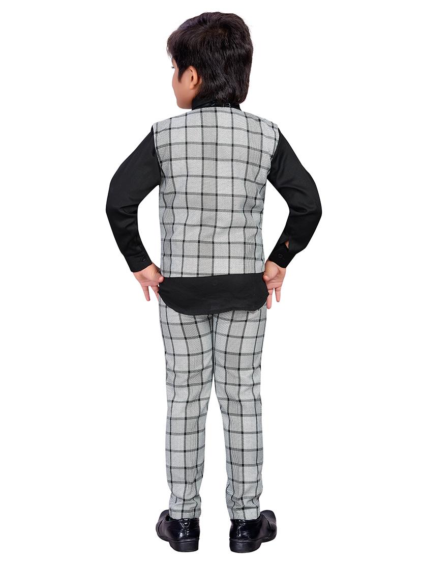 checkered party suit set - 17534735 - Zoom Image - 3