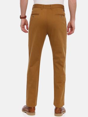 brown solid chinos - 17534747 - Standard Image - 3