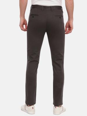 grey solid chinos - 17534750 - Standard Image - 3