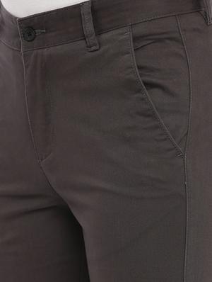 grey solid chinos - 17534750 - Standard Image - 5