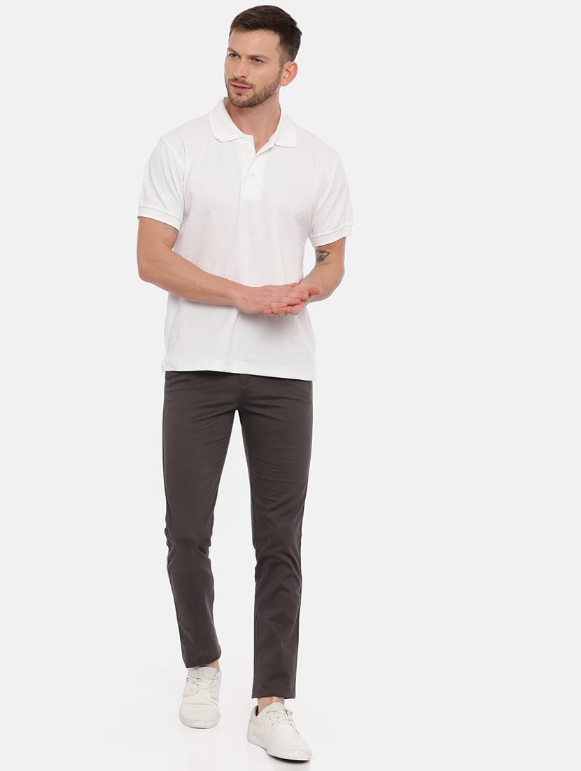 grey solid chinos - 17534750 - Zoom Image - 4