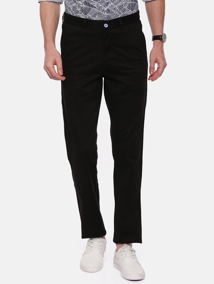 black solid chinos - 17534751 - Zoom Image - 1
