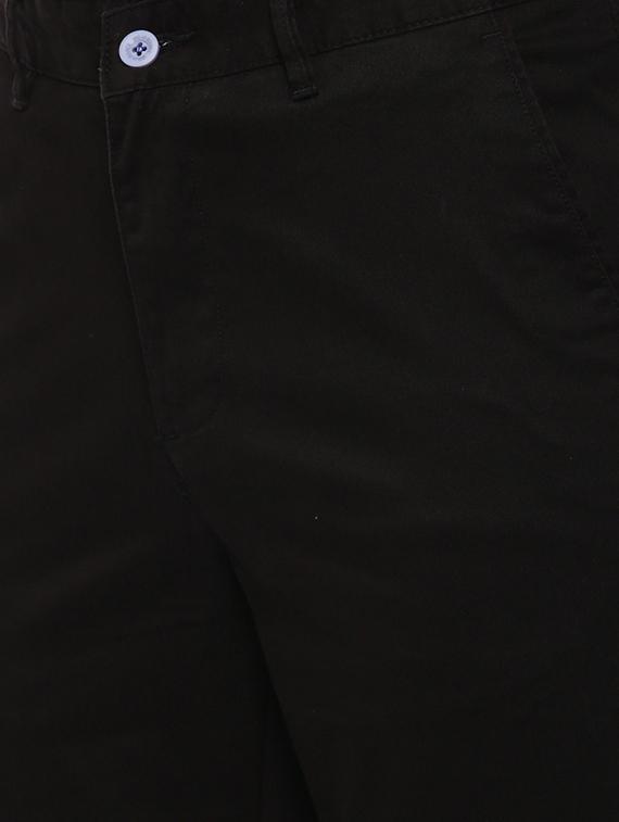 black solid chinos - 17534751 - Zoom Image - 5