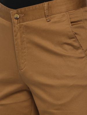 brown solid chinos - 17534753 - Standard Image - 5