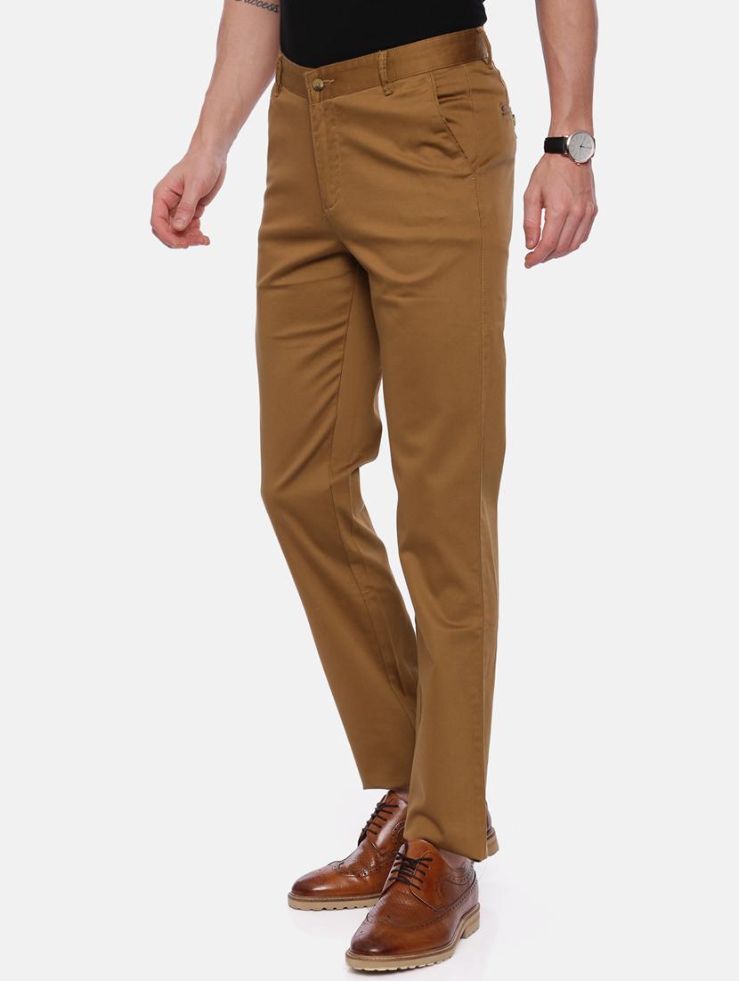 brown solid chinos - 17534753 - Zoom Image - 2