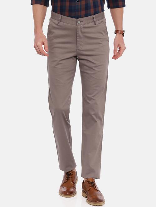 grey solid chinos - 17534757 - Standard Image - 1