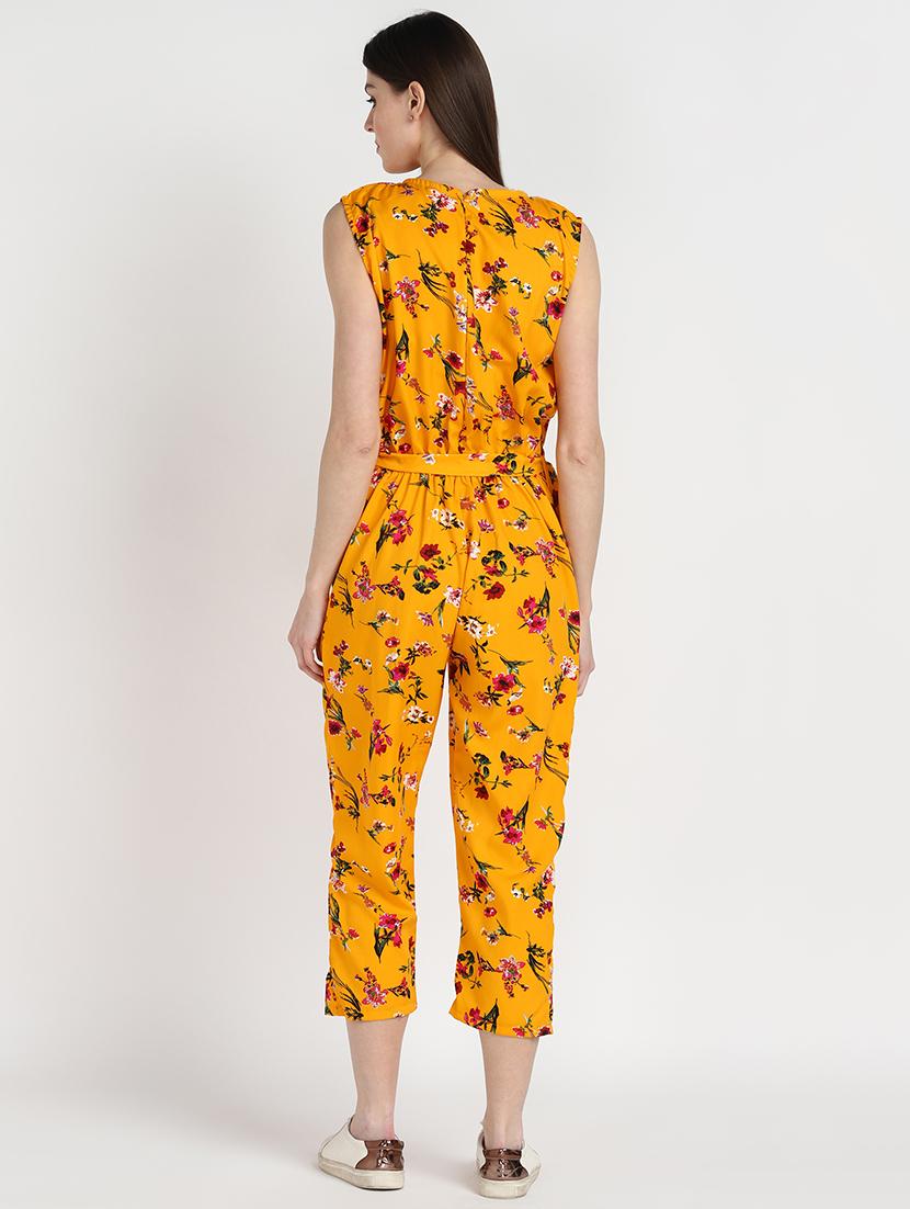 round neck 3/4 jumpsuit - 17534813 - Zoom Image - 3