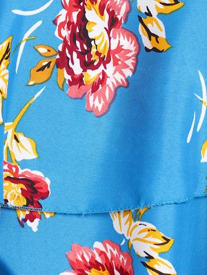 square neck floral top - 17534834 - Standard Image - 5
