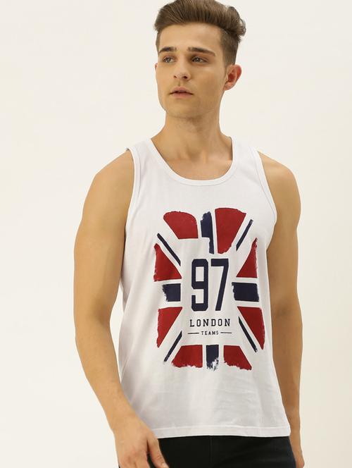 white printed t-shirt - 17534931 - Standard Image - 1