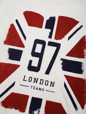 white printed t-shirt - 17534931 - Standard Image - 5