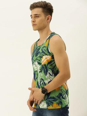 green printed t-shirt - 17534934 - Standard Image - 2