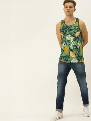 green printed t-shirt - 17534934 - Standard Image - 4