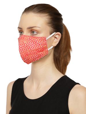 pink cotton antipollution women mask - 17534958 - Standard Image - 3