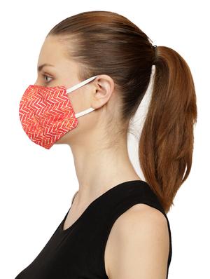 pink cotton antipollution women mask - 17534958 - Standard Image - 4