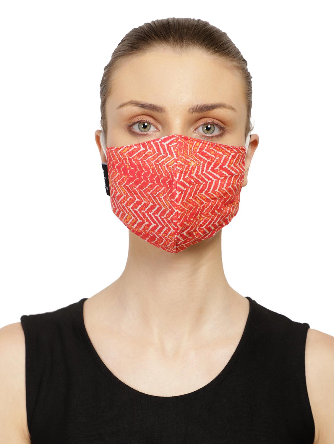 pink cotton antipollution women mask - 17534958 - Zoom Image - 2