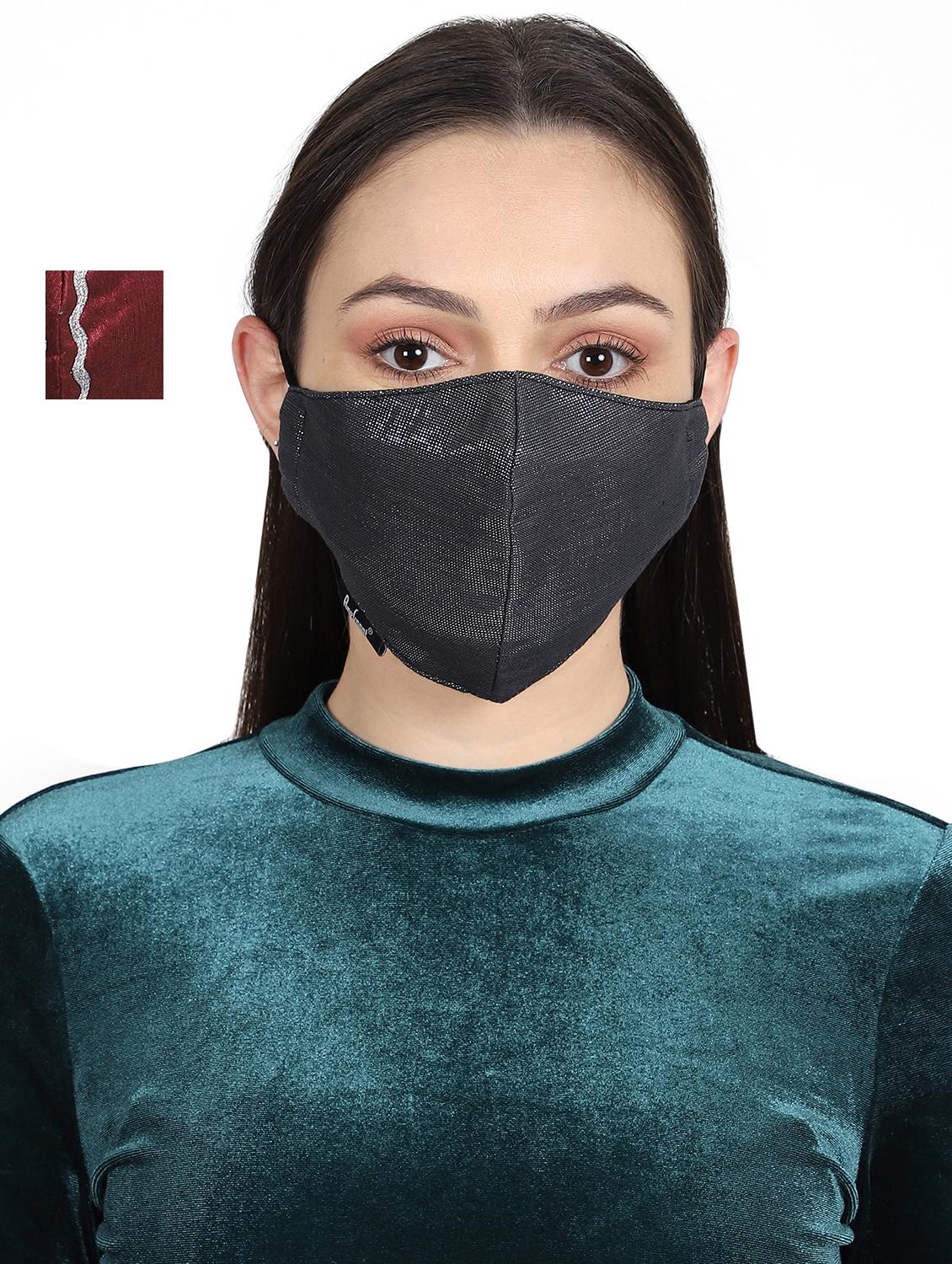 multi colored null anti-pollution women mask (pack of 2) - 17534968 - Zoom Image - 1