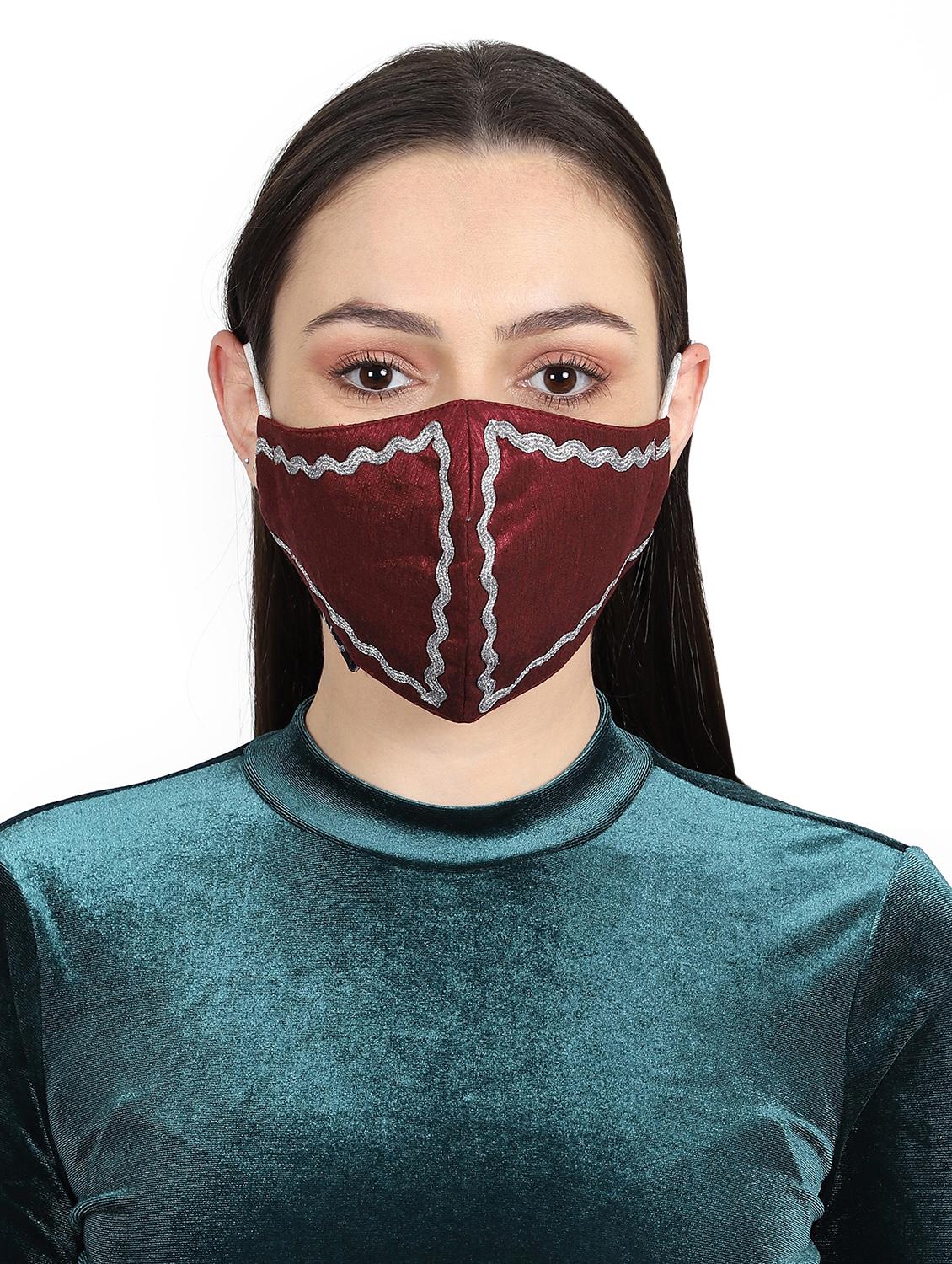 multi colored null anti-pollution women mask (pack of 2) - 17534968 - Zoom Image - 2