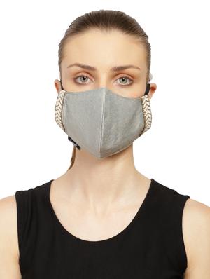 multi colored silk anti-pollution women mask set of 2 - 17534969 - Standard Image - 3