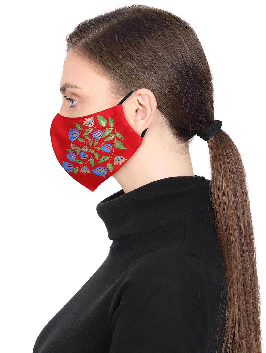 red anti-pollution women mask - 17534975 - Zoom Image - 3