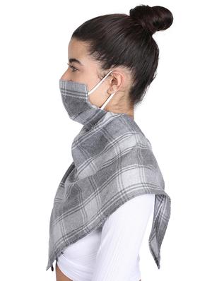 grey rayon scarf mask women - 17534991 - Standard Image - 3