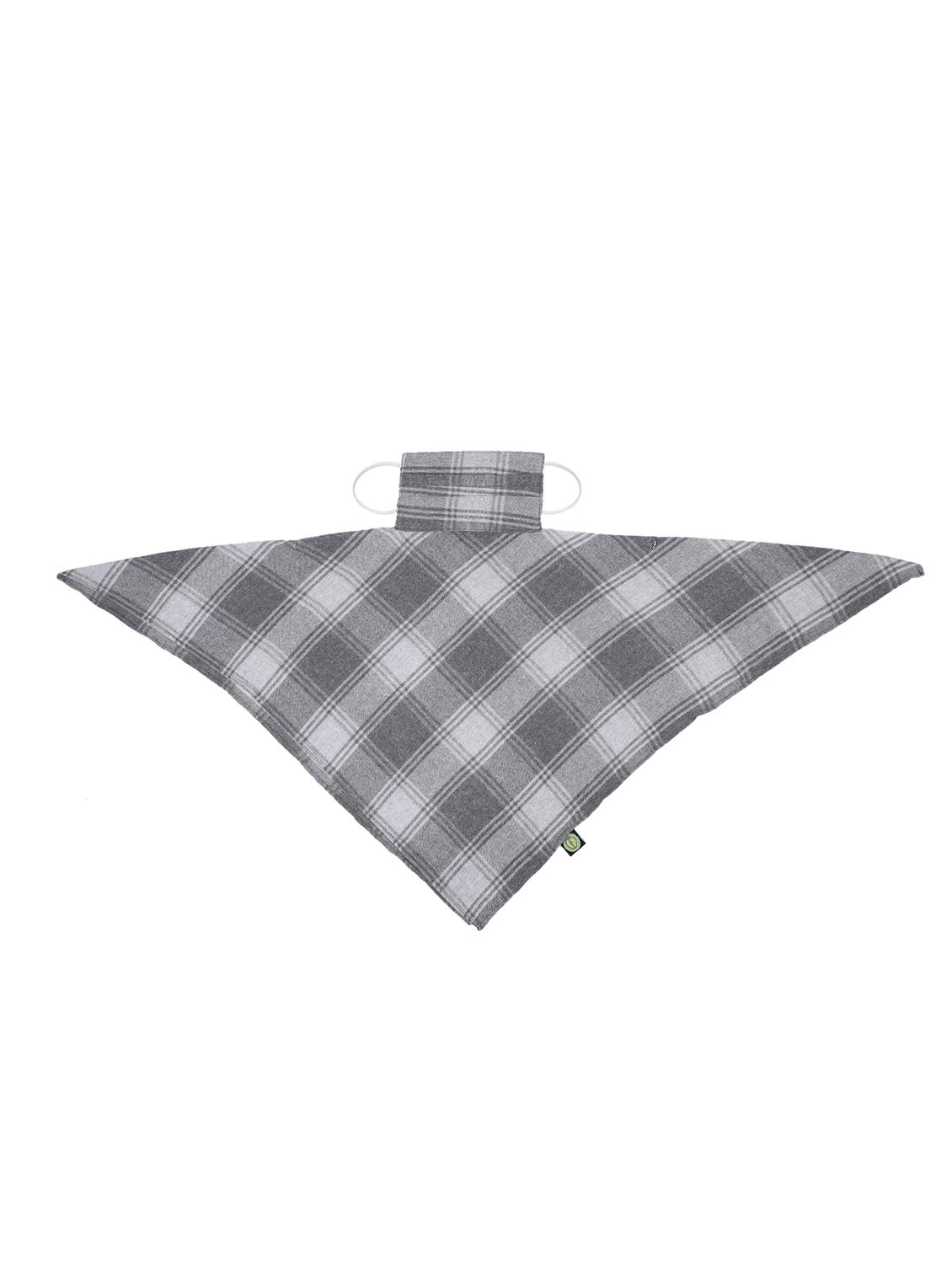 grey rayon scarf mask women - 17534991 - Zoom Image - 6