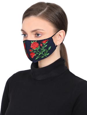blue cotton antipollution women mask - 17534997 - Standard Image - 2
