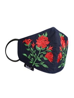 blue cotton antipollution women mask - 17534997 - Standard Image - 4