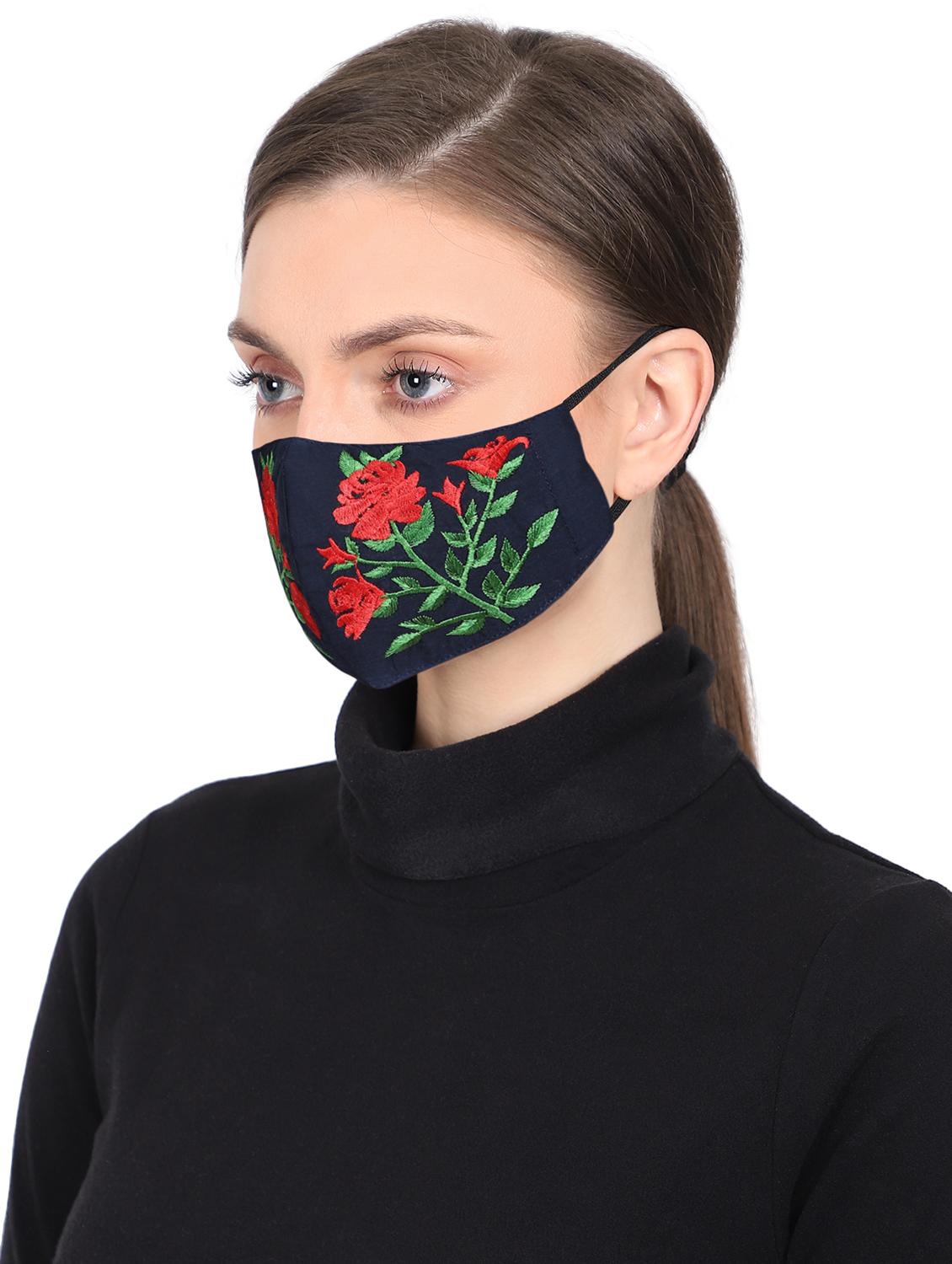 blue cotton antipollution women mask - 17534997 - Zoom Image - 2