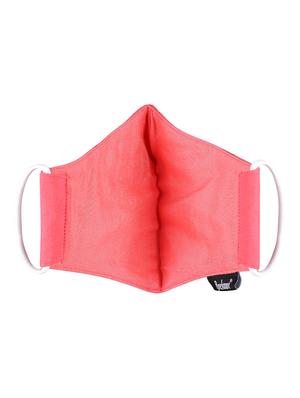 pink cotton decorative women mask - 17534999 - Standard Image - 5
