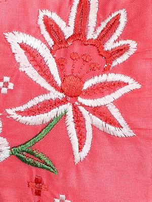 pink cotton decorative women mask - 17534999 - Standard Image - 6