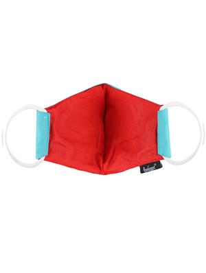 blue cotton decorative women mask - 17535006 - Standard Image - 5