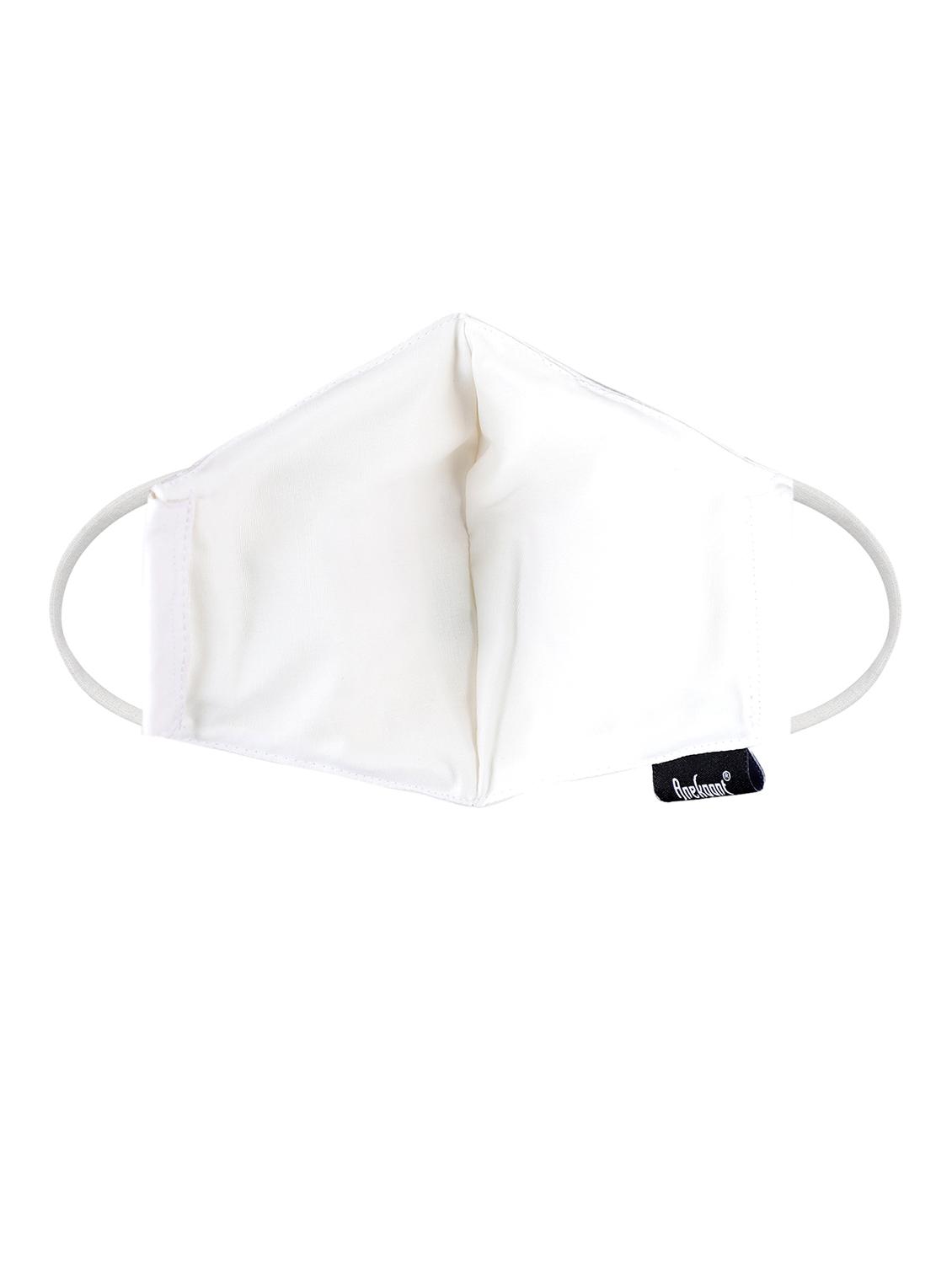 white cotton decorative women mask - 17535009 - Zoom Image - 5